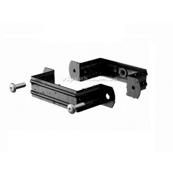 Обійма труби Niagara квадратна Ø80 колір Графітовий