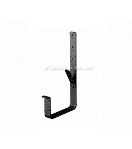 Гак довгий Niagara квадратна Ø125 колір Графітовий