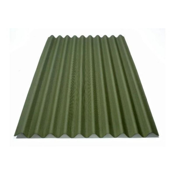 Хвилястий бітумний лист Onduline (Ондулін) зелений 2,0 х 0,95