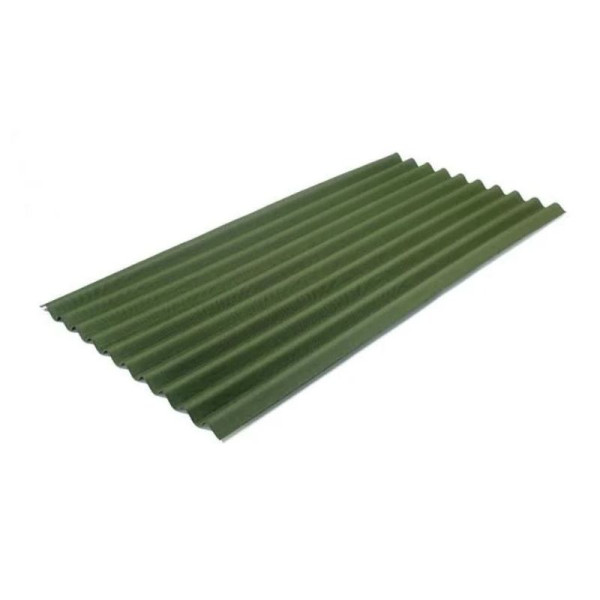 Хвилястий бітумний лист Onduline (Ондулін) зелений 2,0 х 0,95