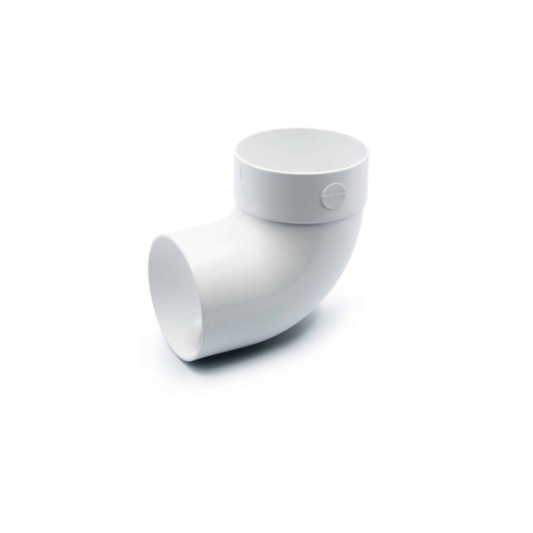 Відвід одномуфтовий 87º RainWay Ø100 колір Зелений 