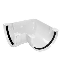 Кут ринви 90° Regenau Ø125 колір Графітовий