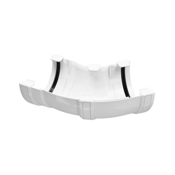 Кут ринви регульований 60°-160° Regenau Ø125 колір Графітовий