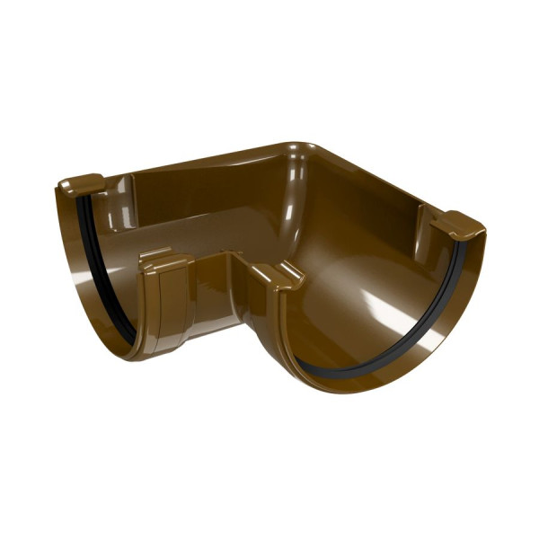 Кут ринви 90° Regenau Ø125 колір Графітовий