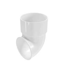 Коліно зливне 87,5° Regenau Ø100 колір Графітовий