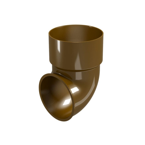 Коліно зливне 87,5° Regenau Ø80 колір Графітовий