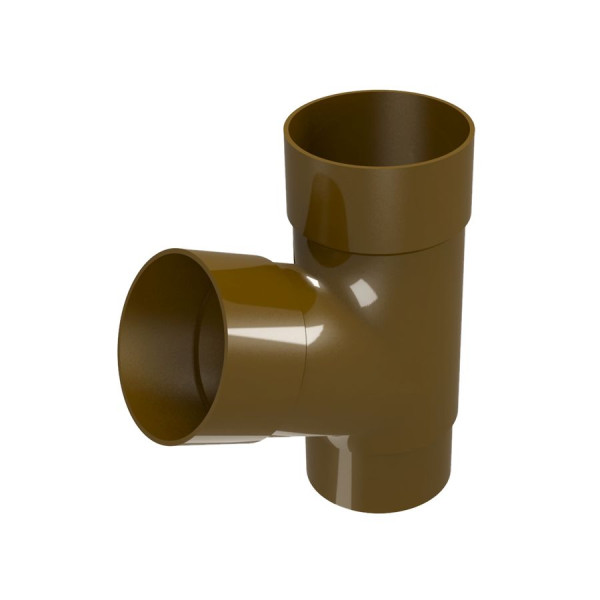 Трійник 67,5° Regenau Ø80 колір Графітовий