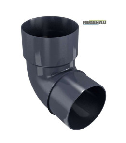 Коліно 87,5° Regenau Ø100 колір Графітовий