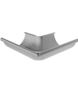 Угол желоба наружный 90° SMART Ø150 цвет Чёрный