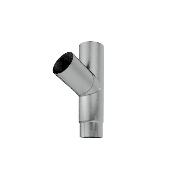 Тройник SMART Ø90 цвет Чёрный