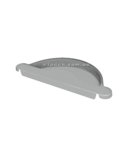 Заглушка желоба универсальная SMART Ø150 цвет Чёрный