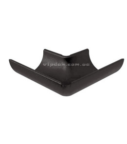 Угол желоба внутренний 90° SMART Ø150 цвет Чёрный