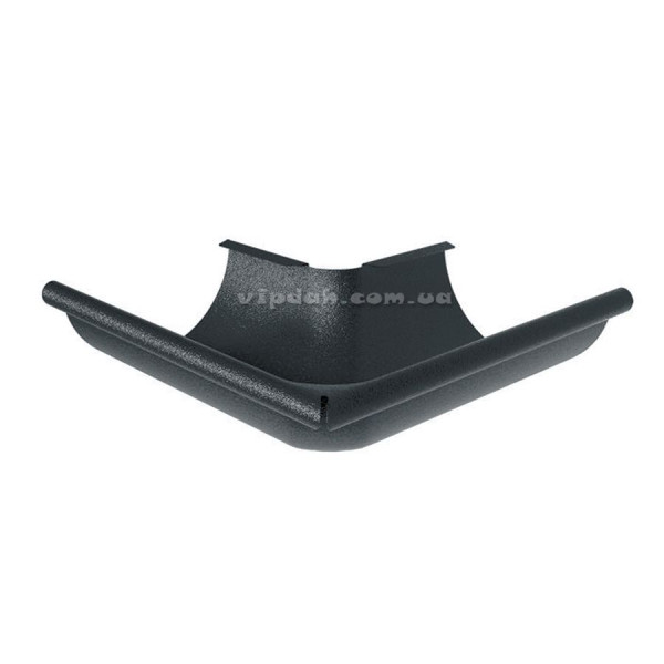 Кут ринви зовнішній 90° SMART Ø125 колір Чорний