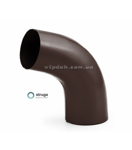 Коліно 70 ° STRUGA Ø100 колір Коричневий