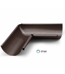 Кут ринви внутрішній 90 ° STRUGA Ø125 колір Коричневий