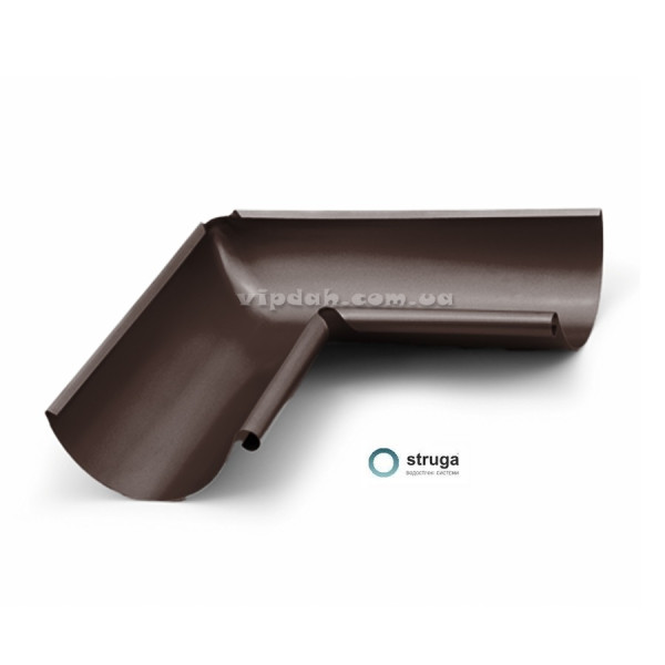 Кут ринви внутрішній 90 ° STRUGA Ø125 колір Коричневий