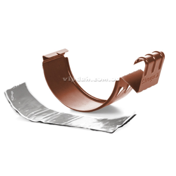 З'єднувач ринви STRUGA Ø125 колір Коричневий