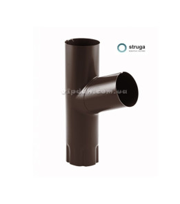 Трійник 70° 100/100 STRUGA Ø100 колір Коричневий