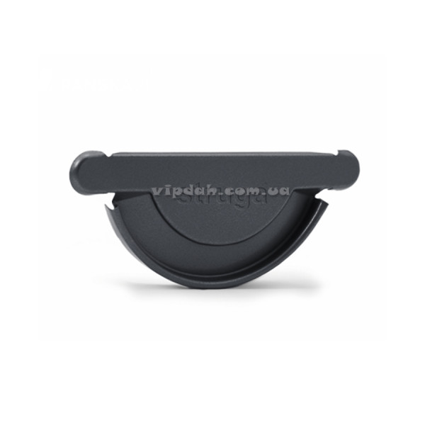 Заглушка ринви універсальна STRUGA Ø125 колір Коричневий