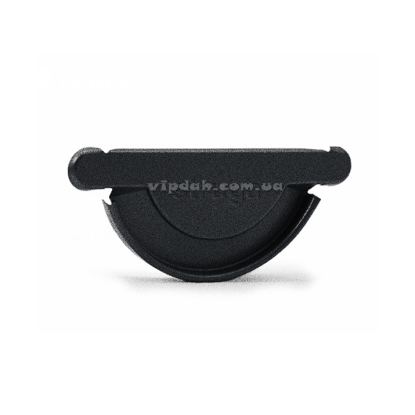 Заглушка ринви універсальна STRUGA Ø125 колір Коричневий