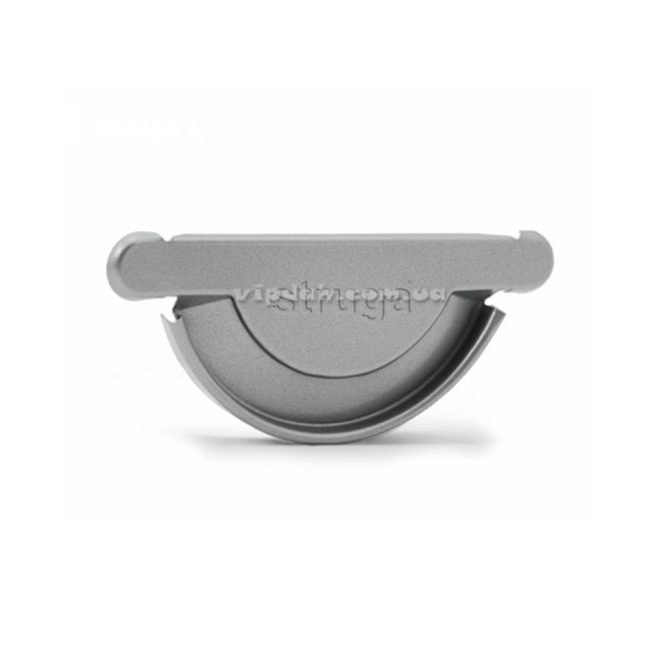 Заглушка ринви універсальна STRUGA Ø125 колір Коричневий