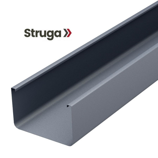 Ринва STRUGA Quattro довжина 4м колір Титан-цинк