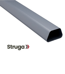 Труба STRUGA Quattro довжина 3м колір Титан-цинк