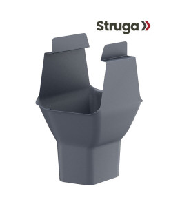 Лійка ринви STRUGA Quattro колір Титан-цинк