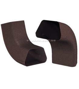 Коліно труби STRUGA Quattro колір Титан-цинк