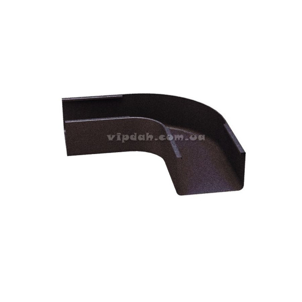 Кут ринви універсальний 90° STRUGA Quattro колір Титан-цинк