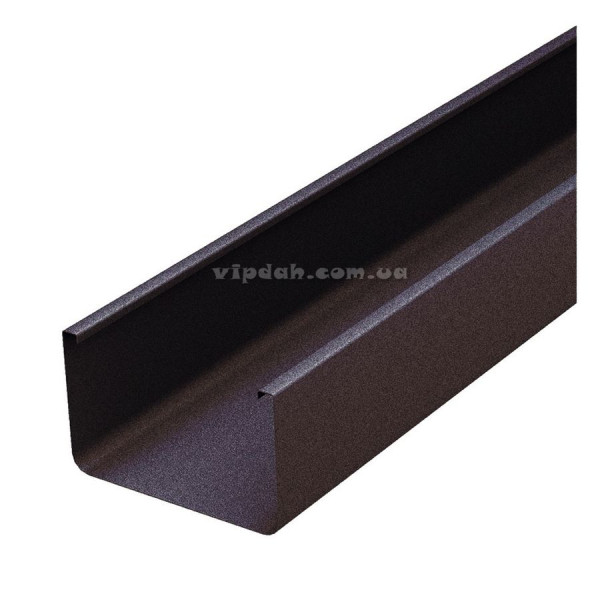 Ринва STRUGA Quattro довжина 4м колір Титан-цинк