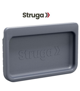 Заглушка ринви комплект L+R STRUGA Quattro колір Титан-цинк