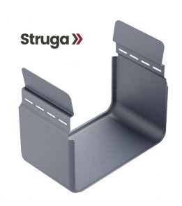 З’єднувач ринви STRUGA Quattro колір Титан-цинк