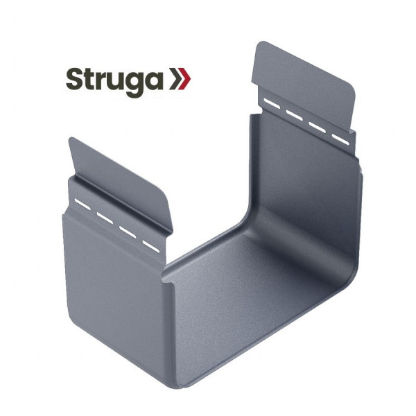 З’єднувач ринви STRUGA Quattro колір Титан-цинк