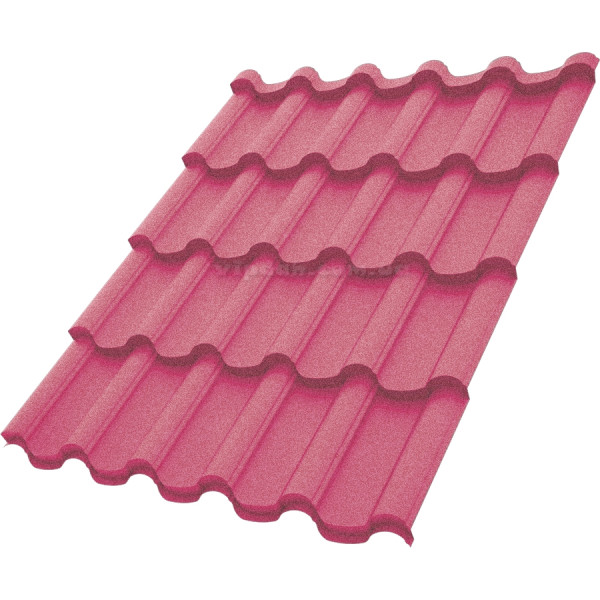 Металочерепиця Елегант Voestalpine Австрія 0,50 мм т.коричневий 8019 CRYSTAL розмір під замовлення