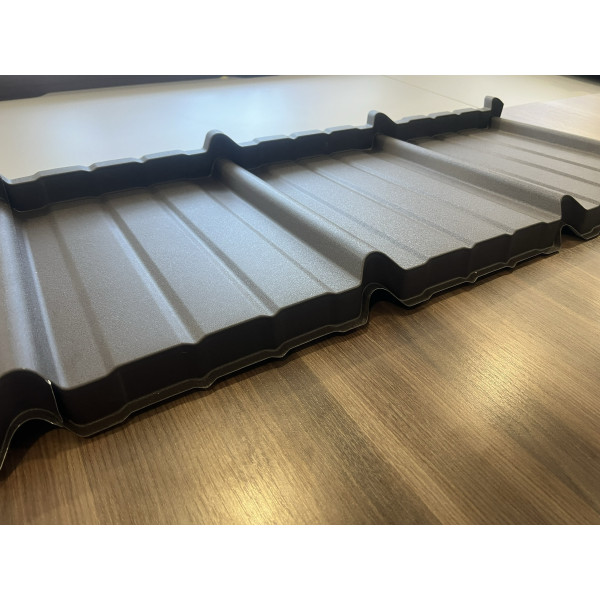 Металочерепиця Престиж Voestalpine Австрія 0,50 мм коричневий 8017 CRYSTAL розмір під замовлення