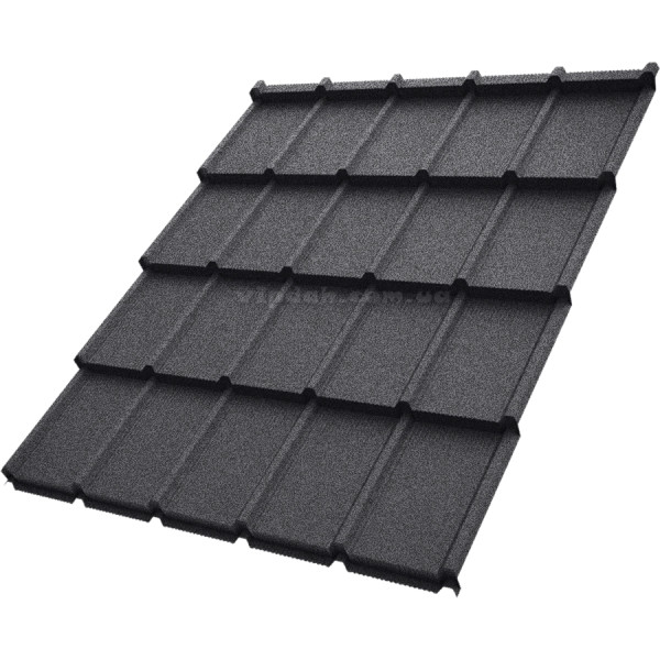 Металочерепиця Еліт Voestalpine Австрія 0,50 мм коричневий 8017 CRYSTAL розмір під замовлення