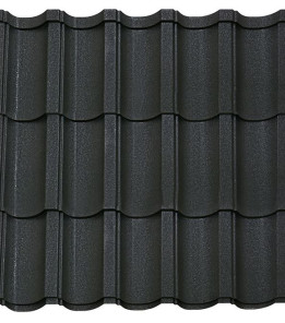 Металочерепиця Модерн П. Корея 0,45 мм темно-зелений 6005 мат розмір під замовлення