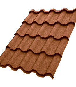 Металочерепиця Преміум Словаччина 0,50мм теракотовий 8004 мат розмір під замовлення