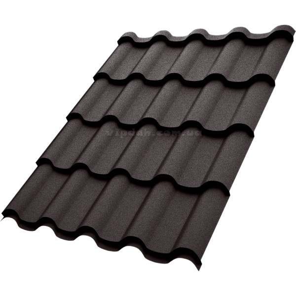 Металочерепиця Преміум Voestalpine Австрія 0,50мм теракотовий 8004 CRYSTAL розмір під замовлення