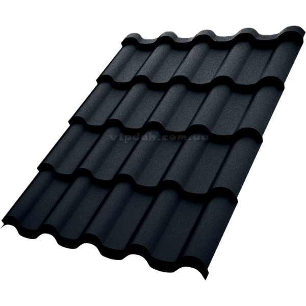 Металочерепиця Преміум П. Корея 0,45 мм зелений 6020 мат розмір під замовлення