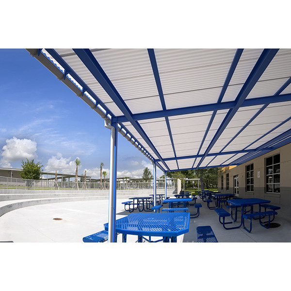 Прозорий хвильовий лист SunTuf Сінусоїда