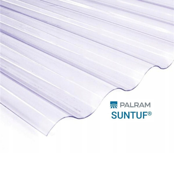 Прозорий хвильовий лист SunTuf Сінусоїда