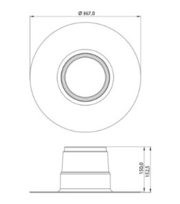 ALIPAI ПВХ-ворот темно-сірий