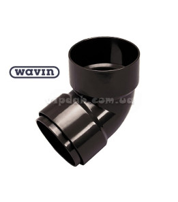 Відвід двураструбний 67 ° Wavin Ø110 колір Коричневий