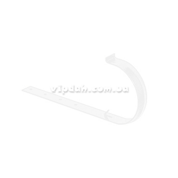 Кронштейн ринви сталевий довгий укр. Wavin Ø130 колір Коричневий