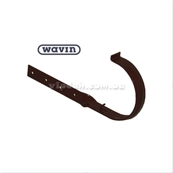 Хомут ринви з розгорнутим кріпленням 250мм Wavin Ø160 колір Коричневий