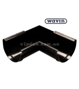 Кут ринви внутрішній 135 ° Wavin Ø100 колір Коричневий