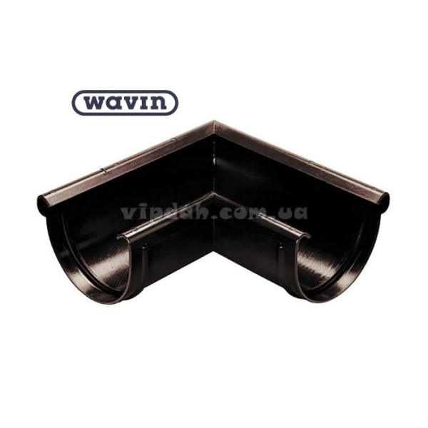 Кут ринви зовнішній ° кута під замовлення Wavin Ø130 колір Коричневий