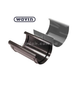 Муфта ринви з вкладкою Wavin Ø130 колір Коричневий